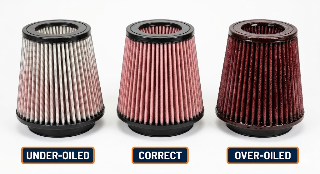 Apply K&N Filter Oil