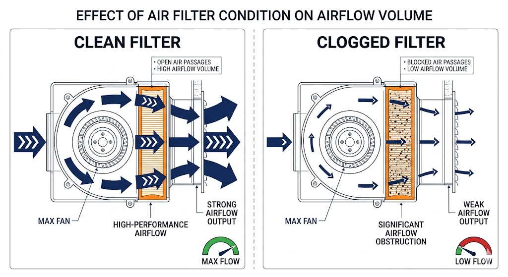 Weak Airflow From the Vents