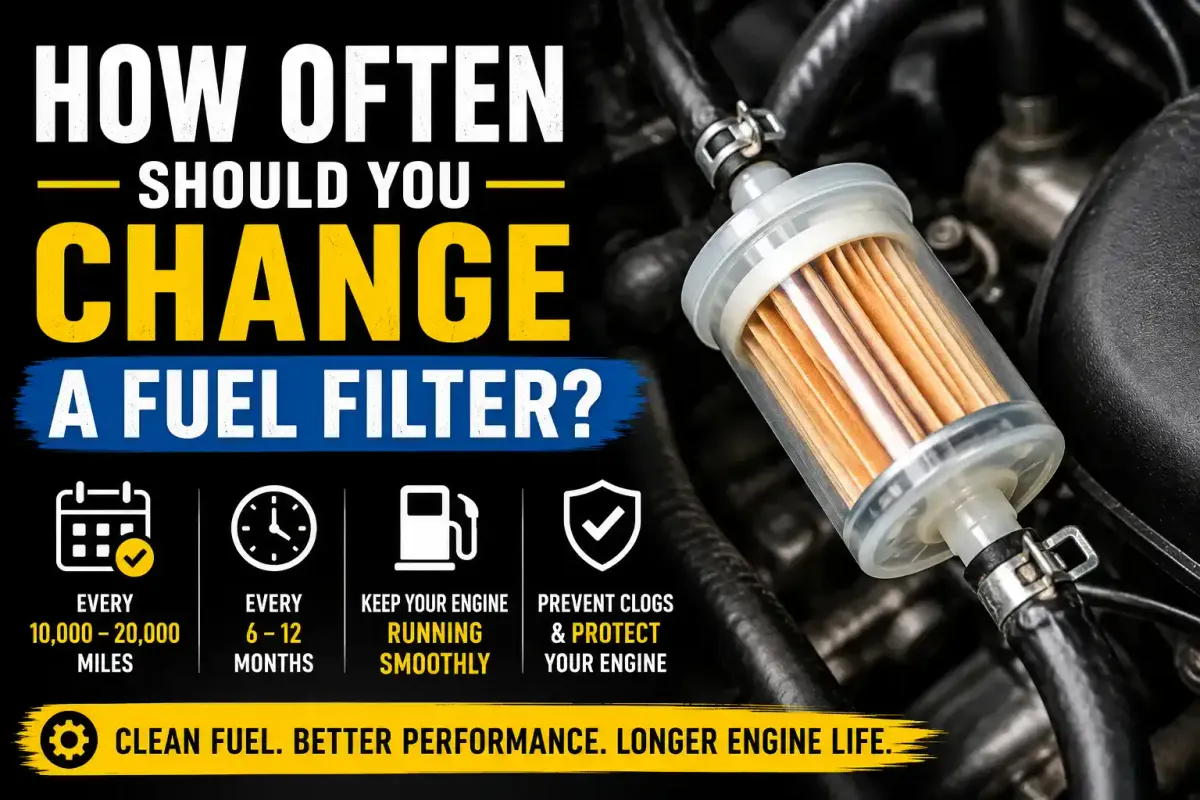 How often to change a fuel filter for better engine performance